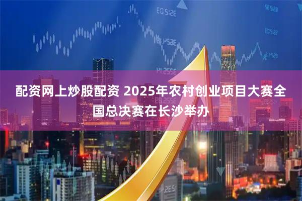 配资网上炒股配资 2025年农村创业项目大赛全国总决赛在长沙举办